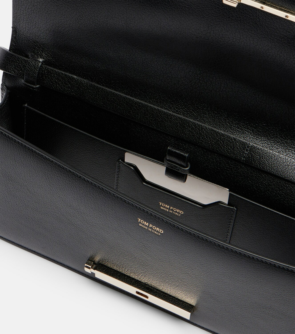 Tom Ford Double T leather shoulder bag