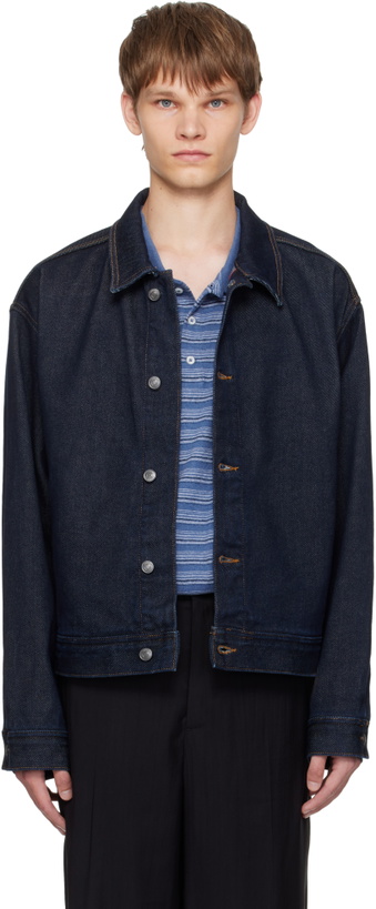Photo: Hugo Navy Regular-Fit Denim Jacket