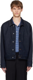 Hugo Navy Regular-Fit Denim Jacket