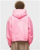 Erl Unisex Swirl Premium Fleece Hoodie Pink - Mens - Hoodies