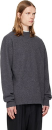 Jil Sander Gray Wool Sweater