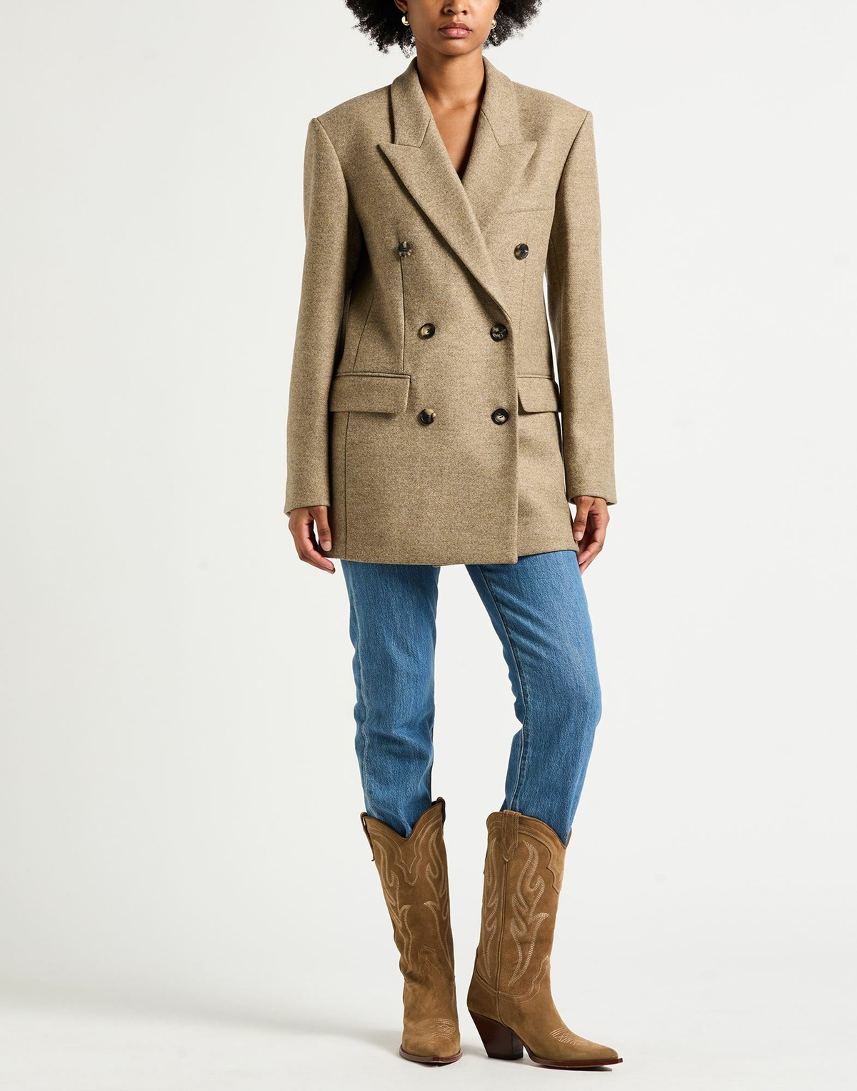 Isabel Marant Womens Coat Khaki