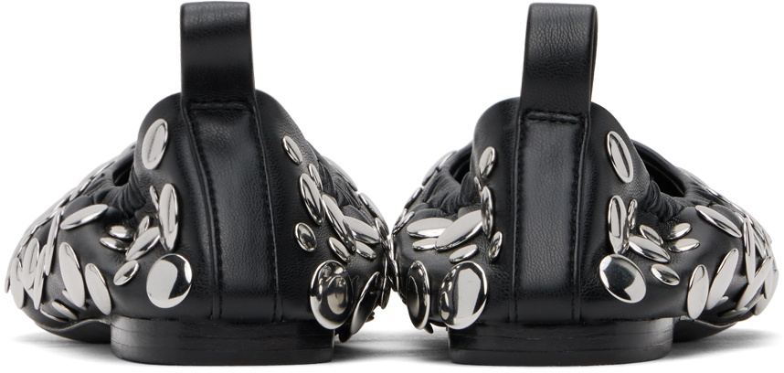 SIMONMILLER Black Studded Riad Ballerina Flats