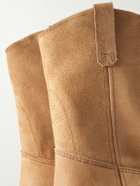 Red Wing Shoes - Pecos Suede Cowboy Boots - Neutrals