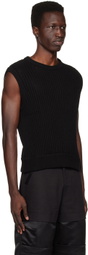SPENCER BADU Black Striped Vest