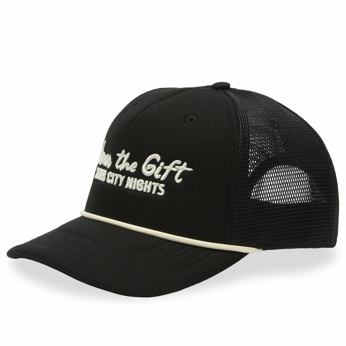 Honor the Gift Men's City Nights Trucker Cap in Black 