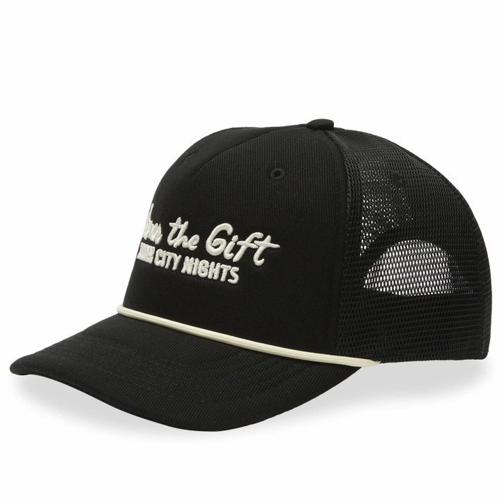 Photo: Honor the Gift Men's City Nights Trucker Cap in Black 