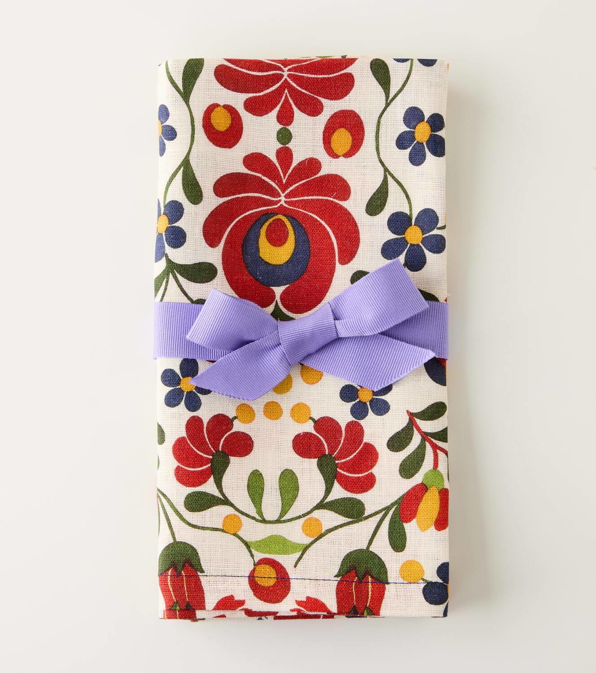 La DoubleJ Windflower Large set of 2 linen napkins