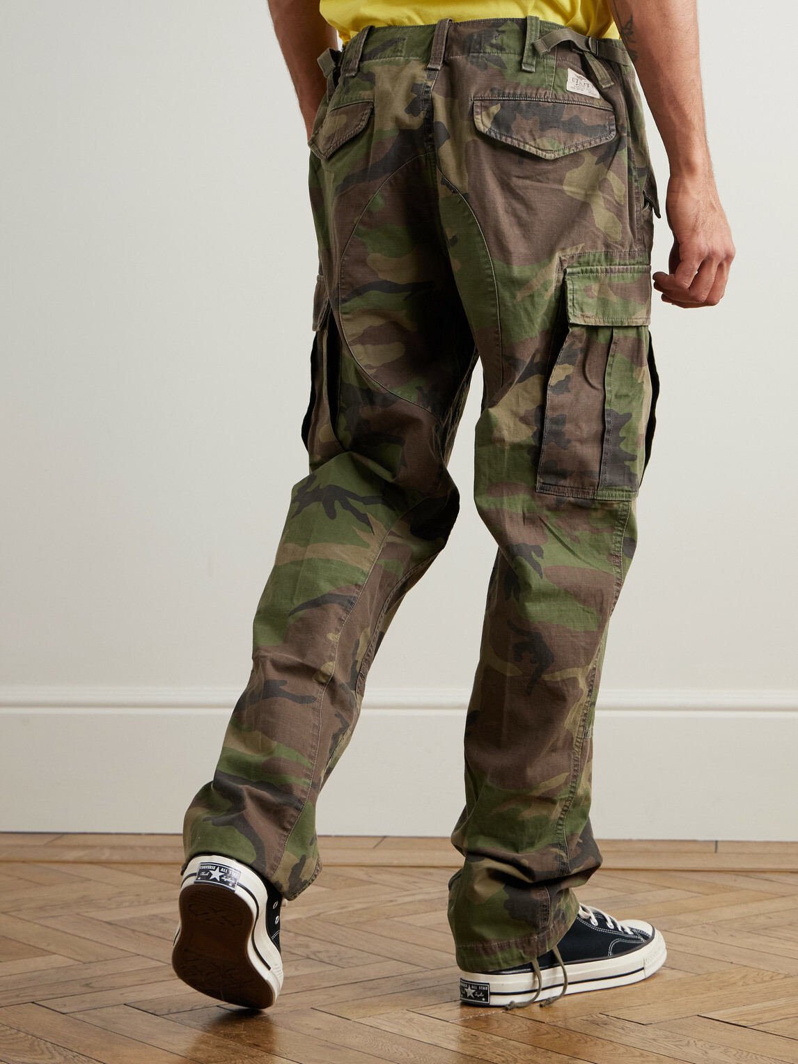Polo Ralph Lauren - Straight-Leg Camouflage-Print Cotton-Twill Cargo Trousers - Green