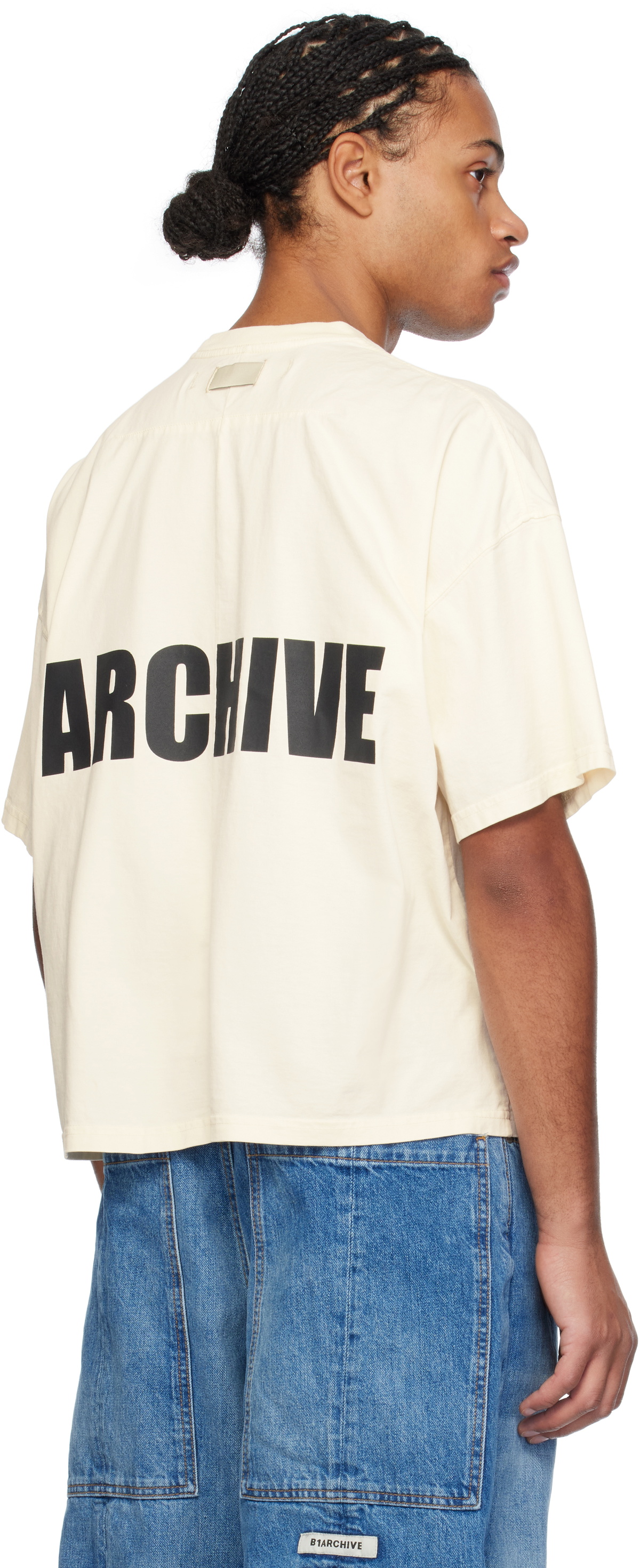 B1ARCHIVE Off-White Crewneck T-shirt