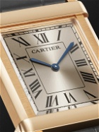 Cartier - Tank Chinoise Limited Edition Hand-Wound 39.49mm Rose Gold and Alligator Watch, Ref. No. WGTA0075