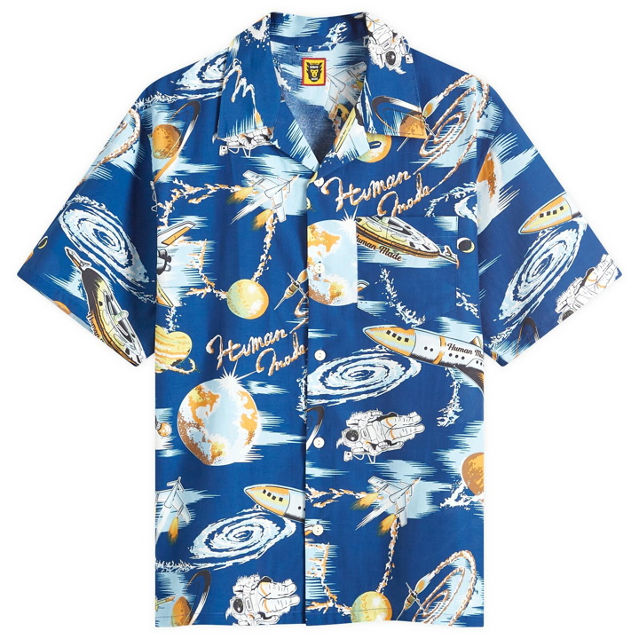 Photo: Human Made Men's Graphic Vacation Shirt in Blue