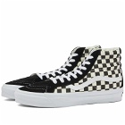 Vans Men's Sk8-Hi Reissue 38 Sneakers in Lx Checkerboard Black/Off White