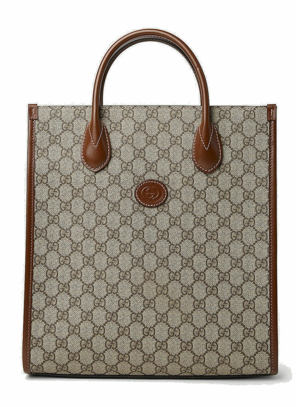 Photo: Interlocking G Medium Tote Bag in Beige