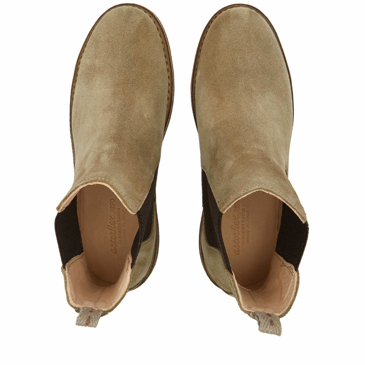 Astorflex Men's Bitflex Chelsea Boot in Stone