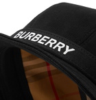 Burberry - Logo-Print Cotton-Jersey Bucket Hat - Black