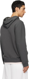 Courrèges Gray Oversized Hoodie