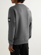 The North Face - Logo-Print Cotton-Blend Jersey Sweatshirt - Gray