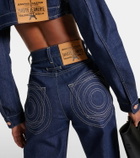 Jean Paul Gaultier High-rise wide-leg jeans