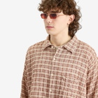 Moscot Shmooz Sunglasses in Rose/Cabernet