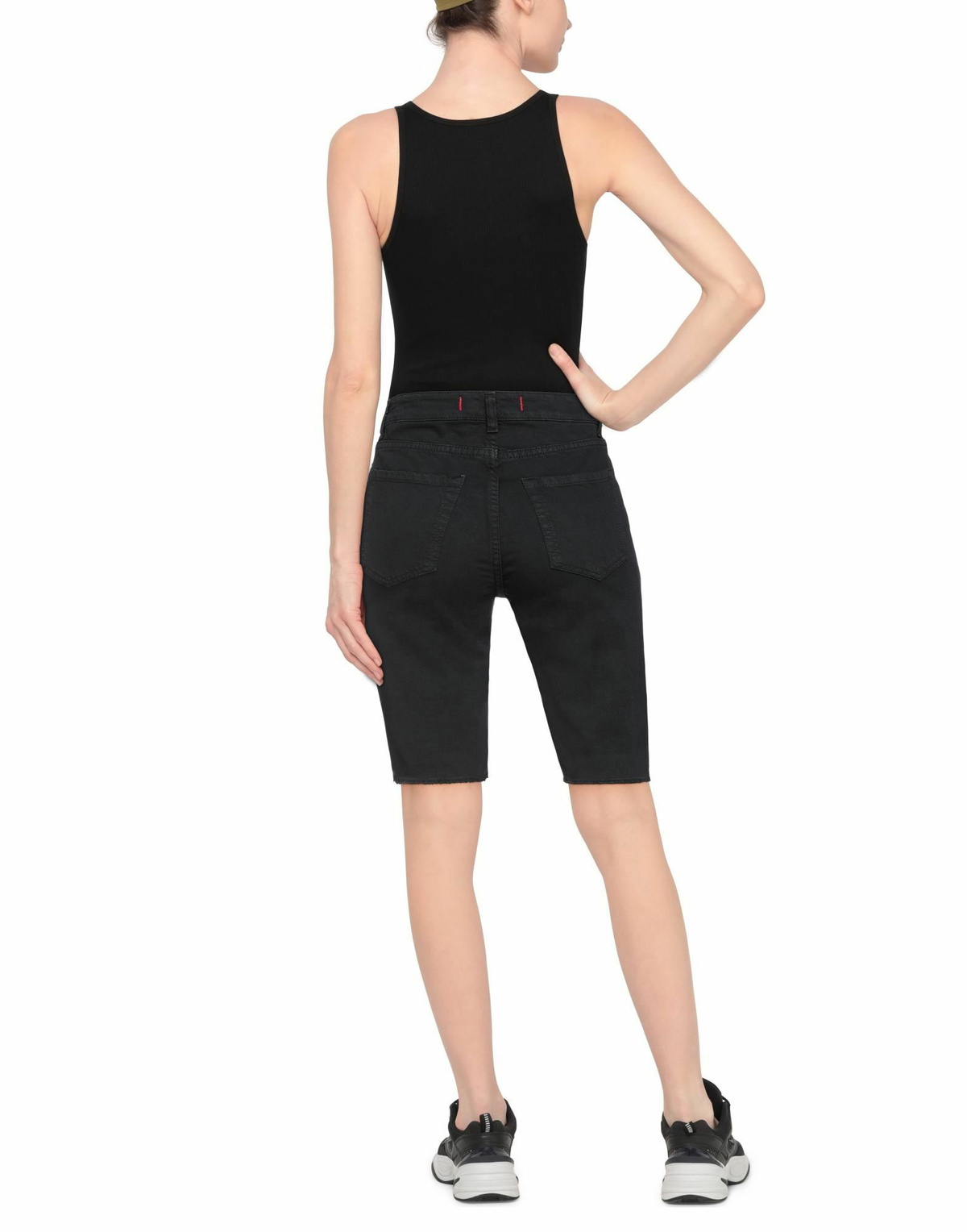 Jucca Womens Denim shorts in Black