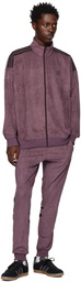 adidas Originals Purple Adicolor Classics Plush Track Jacket