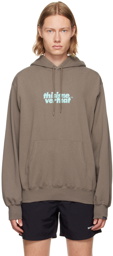 thisisneverthat Taupe Cotton Hoodie