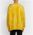 Balenciaga - Oversized Velour Sweater - Yellow