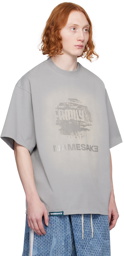 NAMESAKE Gray Reverse Sava Ball Splash T-Shirt
