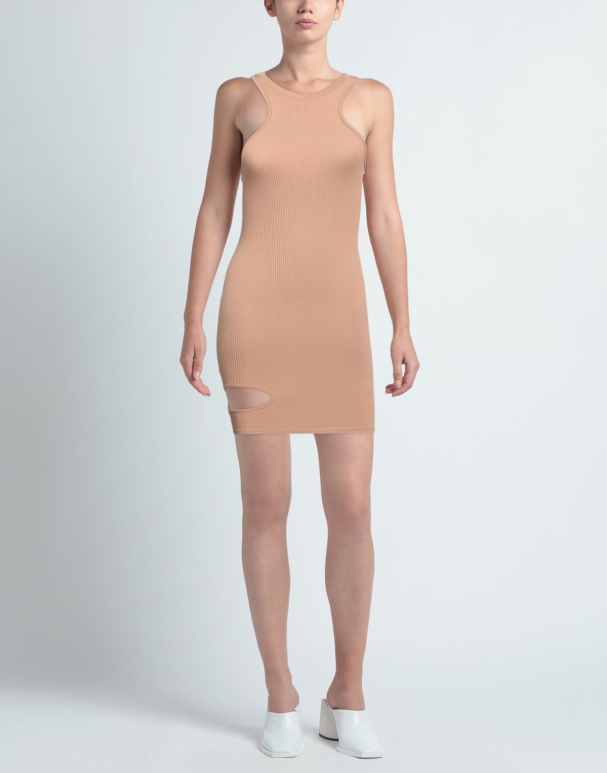 Andreādamo Womens Mini dress Light brown