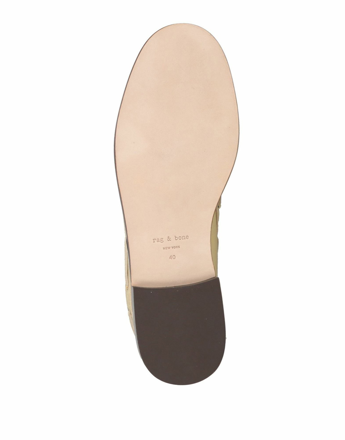 Rag & Bone Womens Loafers in Gold