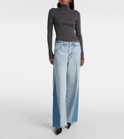 Frame Le Baggy Palazzo mid-rise wide-leg jeans
