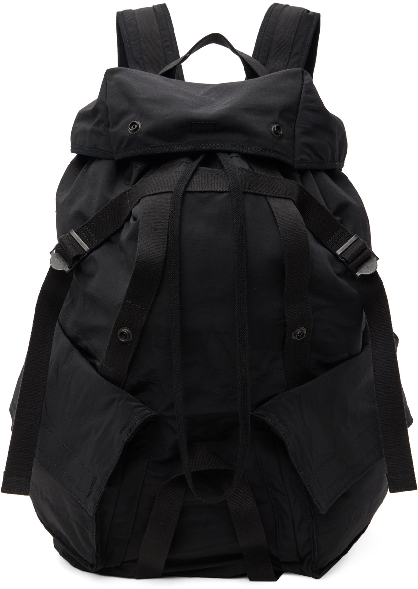 Julius Black Cloth Backpack Julius
