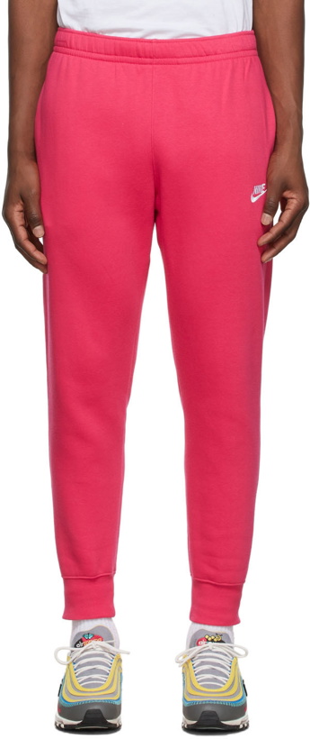 Photo: Nike Pink Sportswear Club Lounge Pants