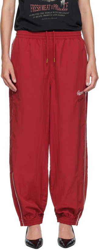 Photo: WILLY CHAVARRIA Red Bad Boy Track Pants