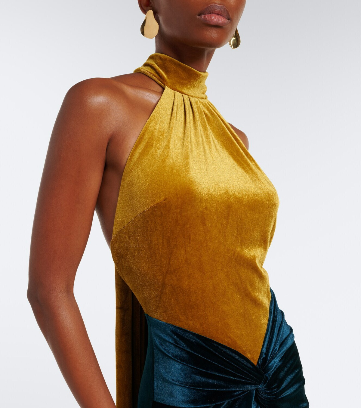 Retrofête Goleta velvet gown