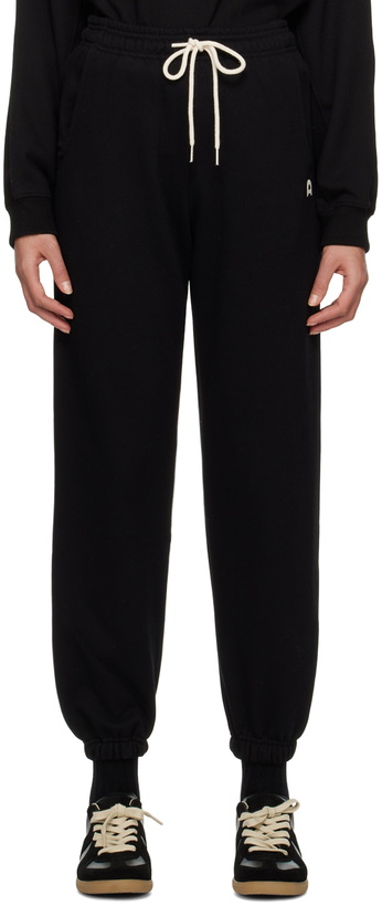 Photo: Dunst Black Logo Patch Sweatpants