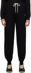 Dunst Black Logo Patch Sweatpants