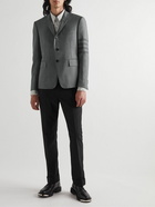 Thom Browne - Slim-Fit Striped Wool-Blend Blazer - Gray