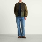 Barbour Men's Heritage + Cording Quilted Jacket in Army Green