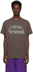 Awake NY Brown 'End And Beginning' T-Shirt