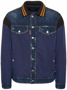 DSQUARED2 Varsity Nylon & Denim Jacket