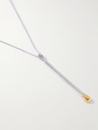 Hatton Labs - Recycled Sterling Silver and Gold-Plated Pendant Necklace