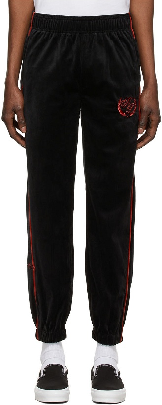 Photo: Noon Goons Black Polyester Track Pants