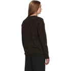Alexachung Black Intarsia Heart Sweater