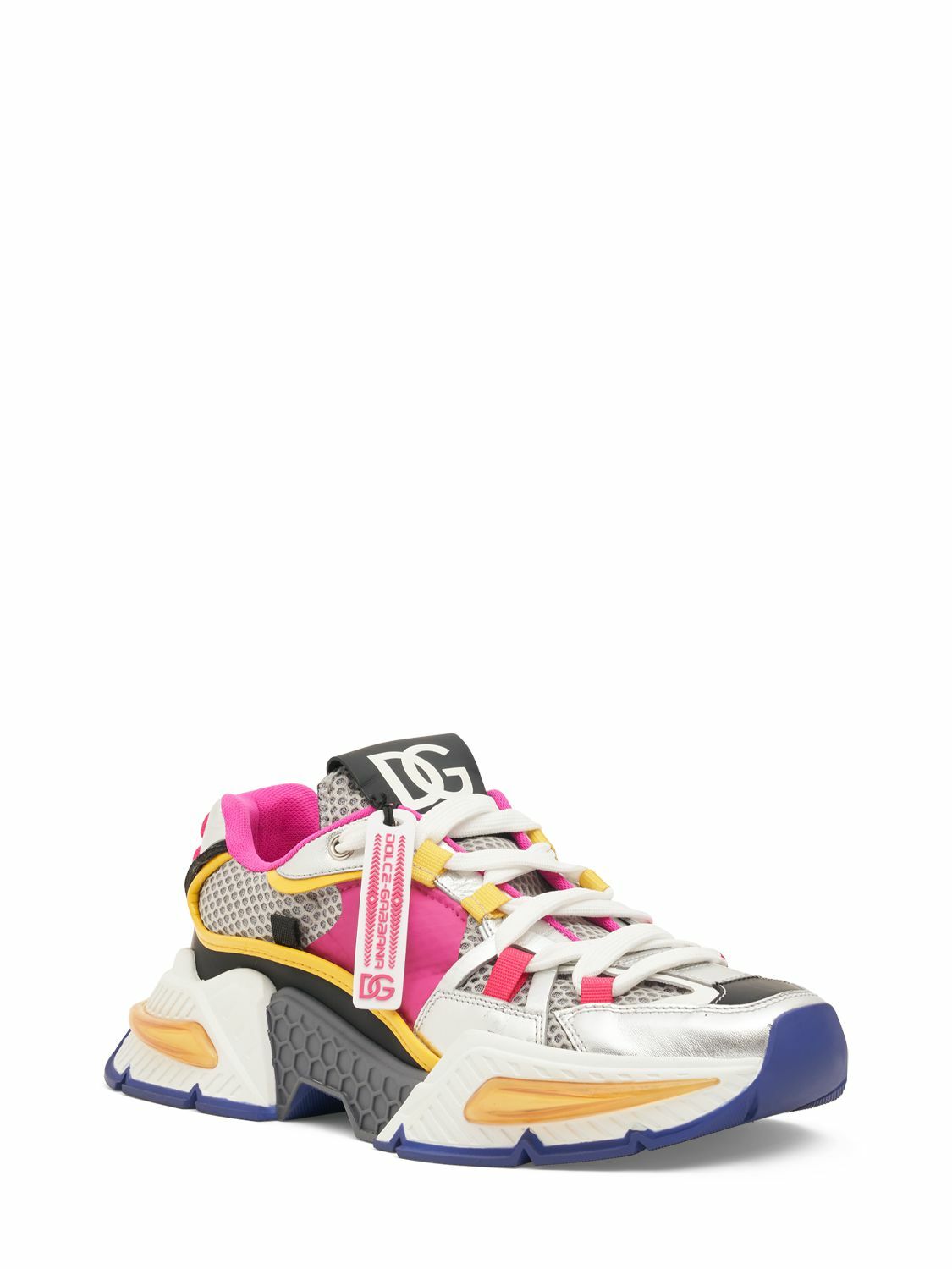 Dolce & Gabbana 厚底 スニーカー メッシュ レザー Airmaster Airmaster mesh sneakers in multicoloured - Dolce Gabbana