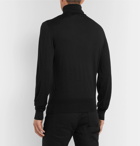 TOM FORD - Cashmere and Silk-Blend Rollneck Sweater - Black