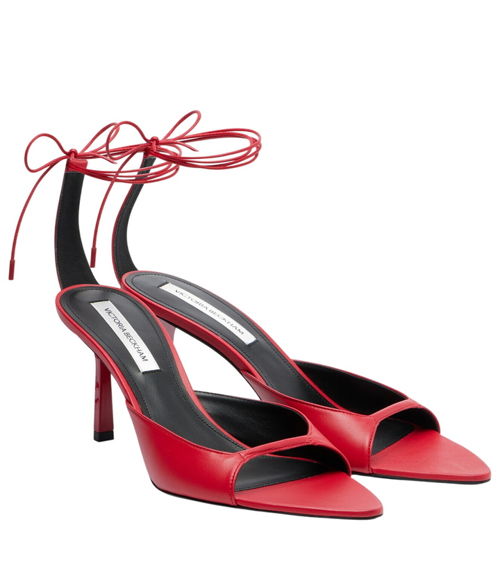 Photo: Victoria Beckham Eliza 75 leather sandals