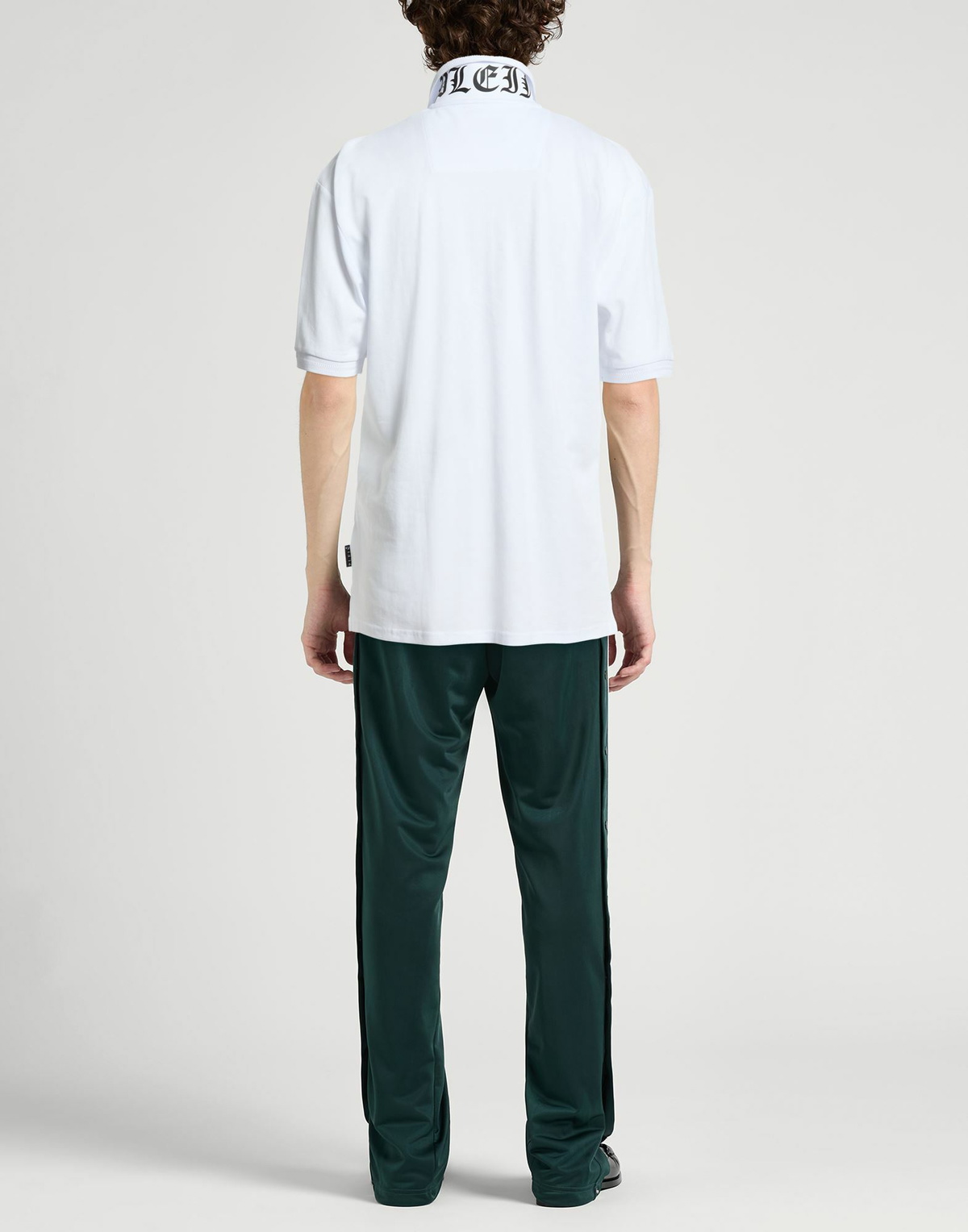 Philipp Plein Mens Polo shirt in White