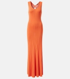 Joseph Ribbed-knit maxi dress